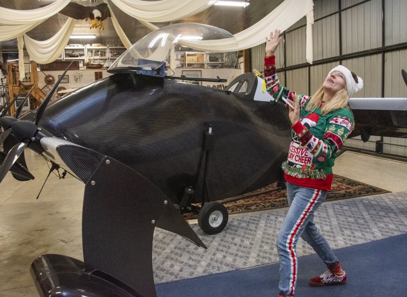 Heather Chirtea explains the feeling of flying in the infamous BlackFly personal-use aircraft.